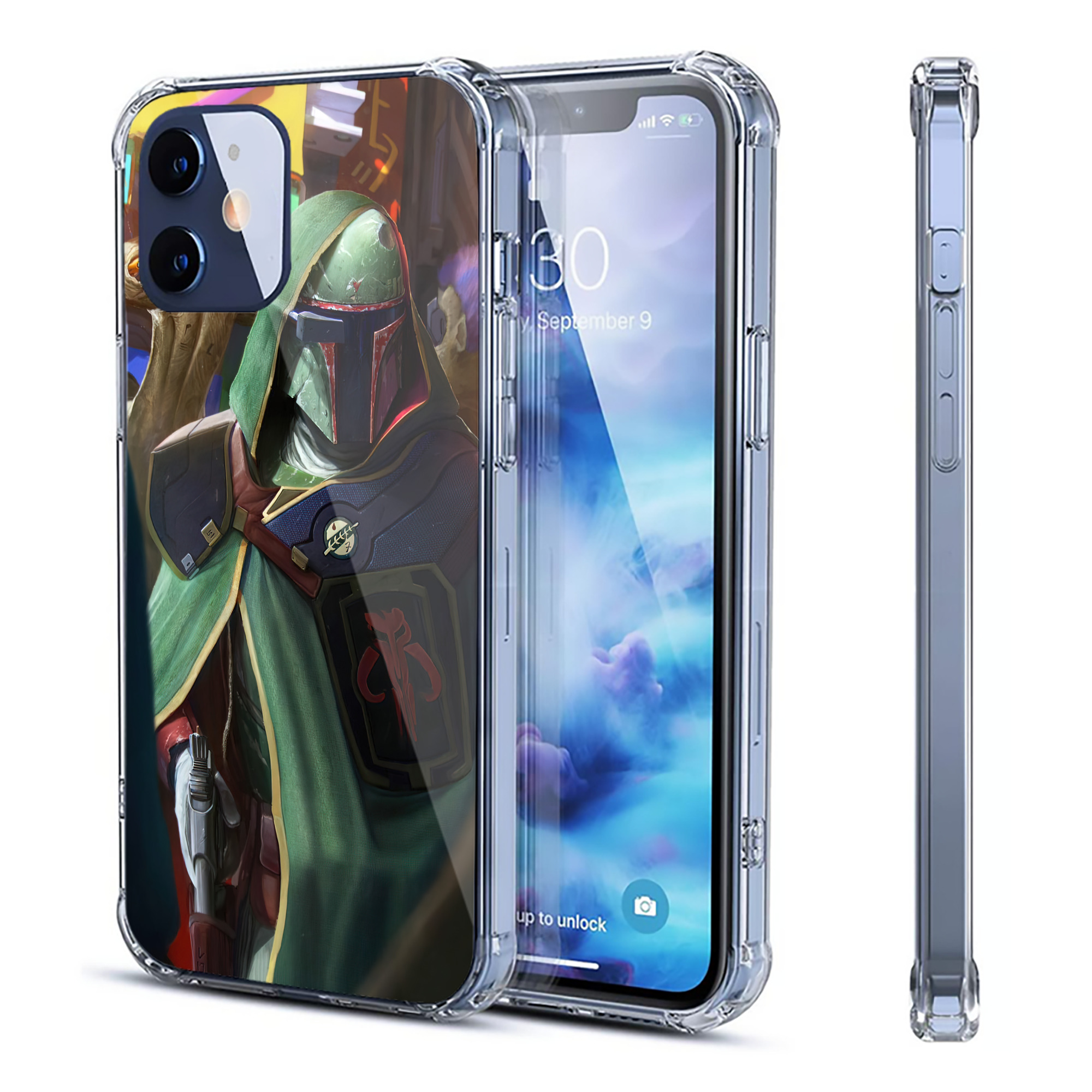 （画像用） スター・ウォーズ Star Wars 【iPhone 12シリーズ対応】透明スマホケース（クリアソフトケース）